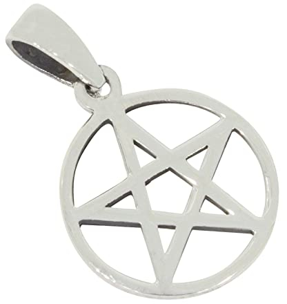 AFP Anhänger Pentagramm Gothic Schmuck 925 Sterling Silber AS-831