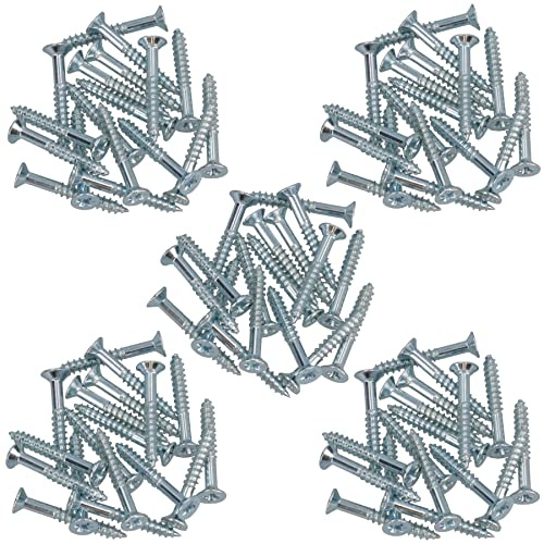 4mm x 25mm PZ2 Drive Countersunk Wood Chipboard Screws Fasteners 26pc