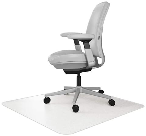 Bodenschutzmatte, Bürostuhl Unterlage, Hartboden Teppich für Parkett, Büro/Küche/Garten, Transparent PVC Unterlage, 60x80cm 80x100cm 90x140cm Clear Stuhlmatte 1.5mm Dick ( Farbe : Clear , Size : 80x90