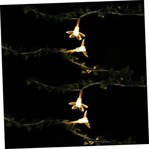 Warmhm 1 Satz 40 Sakura Rattan Lichterkette Festival-dekor Lampenschmuck Lichtverzierung Aus Rattan Led Rattan-lampe Plastik