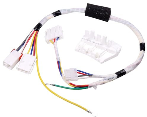 Arnés de motor multicable para lavadora Kenmore for Lifes Good para LG, arnés de cables de repuesto 6877ER1016F + 6501KW2002A conjunto de sensor de posición del rotor de lavadora