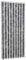 vidaXL Cortina Antimoscas, Persiana de Moscas Mosquitos, Puerta contra Insectos, Protección para Casa, Chenilla Gris y Negro 56x185 cm