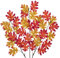 Arborus Herbst Deko 3 Stück Künstliche Zweige für Vase 89 CM Herbst Kunstzweige Äste und Zweige Deko Künstliche Herbtzweige mit Eichenblätter für Schlafzimmer Deko Wohnzimmer Deko Küche Deko Büro Deko