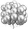 Palloncini Argento 100 Pezzi,12 Pollici Lattice Argento Palloncini Per Argento Tema Arco Palloncini & Ghirlanda Palloncini Kit Compleanno Matrimonio Baby Shower Feste Decorazioni