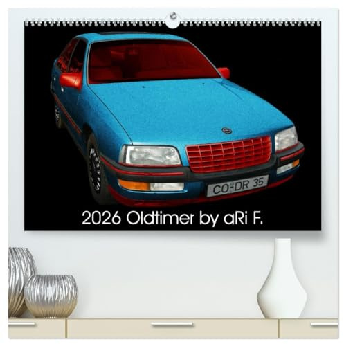 2026 Oldtimer by aRi F. (hochwertiger Premium Wandkalender 2026 DIN A2 quer), Kunstdruck in Hochglanz: Oldtimer-Kalender mit 14 Seiten (CALVENDO Mobilitaet)