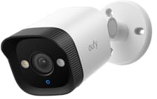 eufy Security PoE Bullet CCTV Camera E40 Add-On, Wired Outdoor Surveillance, 4K UHD, 122° FOV, F1.6 Colour Night Vision, 24/7 Recording, Person/Vehicle/Pet AI Detection, Red & Blue Lights, IP67