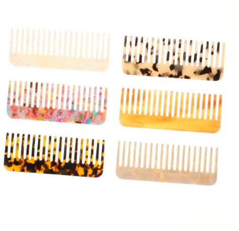 VALICLUD 6pièces Lot De Peignes Pour Cheveux Femmes Antistatiques Pour Coiffure Usage Domestique
