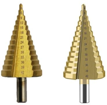 4-42mm HSS pour perceuse étagée revêtue outil électrique pour métal acier haute vitesse coupe trou bois