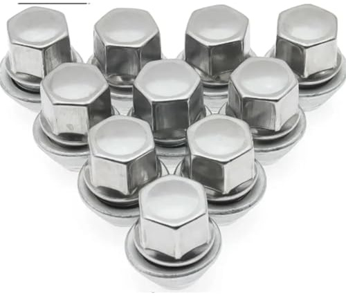 voiture écrous de roue Compatible avec Ford pour Focus pour MK3 pour Fiesta pour Mondeo 10 pièces écrous roue M12 x 1,5 19 mm boulons goujon roue OE ACPA1012DXA