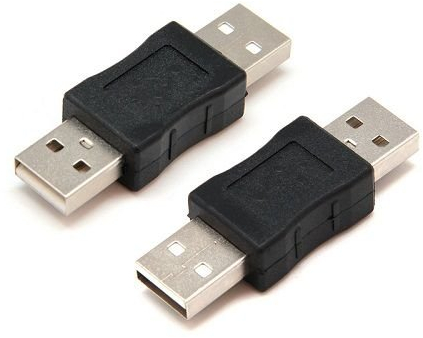 CABLEPELADO Raccordo USB | Adattatore Accoppiatore USB A Maschio | Trasferimento Fino a 480 Mbit/s | Cavo USB 2.0 | 1 Unità