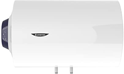 Ariston Blu1 Eco H - Termo Eléctrico 100L, Calentador de Agua Eléctrico 100 Litros Horizontal, Función ECO y Regulación Externa 45x47x91,3, Calentadores Instalación en España, Eficiencia B Rango(A+/F)