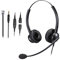 MAIRDI Call Center Headset with Microphone Noise Canceling, Office Phone Headset with RJ9 Jack & 3.5mm Connector for Landline Deskphone Cell Phone PC Laptop, for Mitel Aastra Toshiba NEC Shoretel