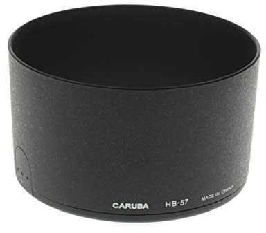 Caruba HB-57 Objektivdeckel (Rond, Nikkor AF-S DX 55-300mm f/4.5-5.6G ED VR, schwarz)