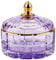 ALAMHI Scatole Portagioie Donna Glam Arredamento Camera da Letto Organizzatore Decorate Idee Regalo Donna Ragazza Mamma Fidanzata Cristallo Bicchiere(Viola)