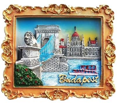 3D Budapest Hungary Fridge Magnet Travel Souvenir Gift Resin Craft Collection