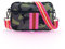 NIDOOT Damen Neopren-Crossbody-Tasche, Kuriertasche, Camouflage, Grün, 23,9 x 17,6 x 3,4 cm
