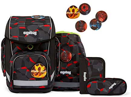ergobag cubo Set ergonomischer Schulrucksack Klassisch 6-teilig 1. Klasse Grundschule