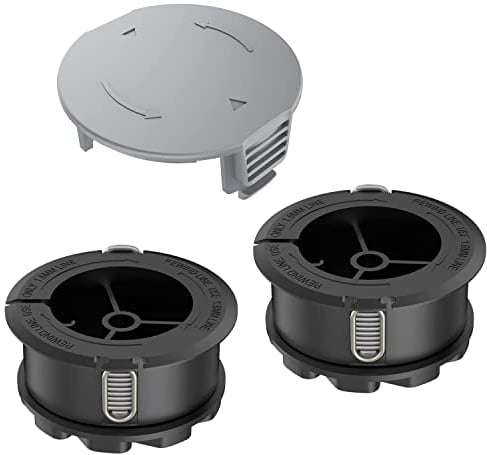 XIJIANG 2Pcs Replacement Strimmer Spool and 6.1m 1.6mm Line, with Spool Cover Compatible for Bosch UniversalGrassCut 18, Universal GrassCut 18v-26, Universal GrassCut 18v-260