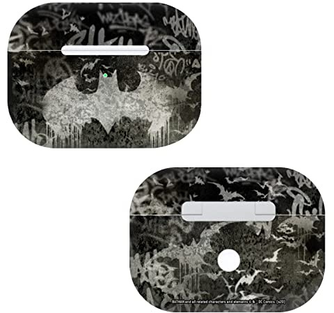 Head Case Designs Offizielle Batman DC Comics Graffiti Logos Vinyl Haut Aufkleber Abziehbild Abdeckung kompatibel mit Apple AirPods Pro