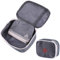 Tikplus Leer Medikamententasche, Tragbar Reiseapotheke Tasche, Erste Hilfe Tasche Leer, Klein Reise Apothekentasche, Notfalltasche für Home, Camping (Asche)