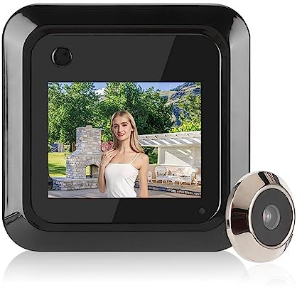 Visor de Puerta Inteligente de 2,4 Pulgadas Pantalla LCD Tft Cámara Gran Angular de 0,3 MP y 95° Grabación de Fotos Pantalla de Cristal Líquido Tft de 2,4 Pulgadas Pantalla 2,4