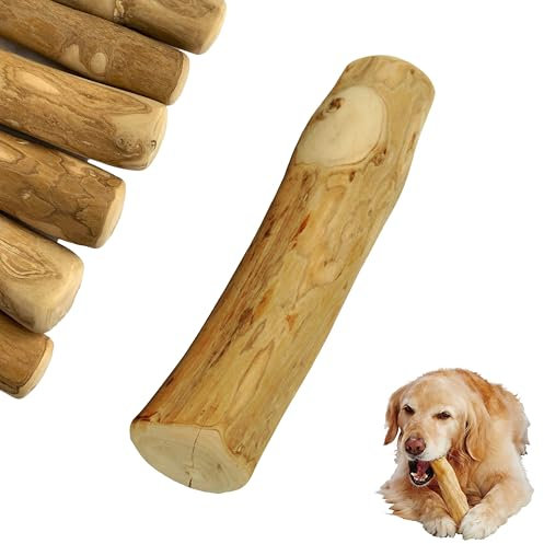 FAVPET Coffee Wood Dog Chew Stick, Durable Chew Toy Made of 100% Coffee Tree, Dental Care, Sticks for Dogs and Puppies (S (Pack of 3))