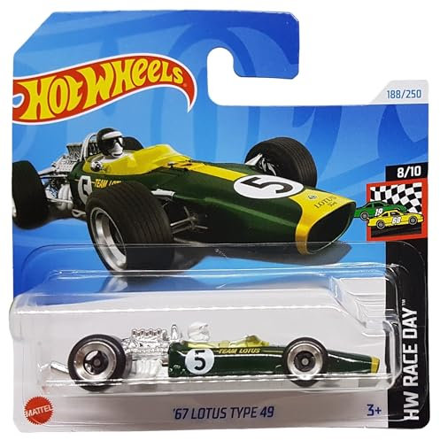 Hot Wheels - ´67 Lotus Type 49 - HW Race Day 8/10 - HRY76 - Short Card - Classic Team Lotus - Ford - Mattel 2024-1:64