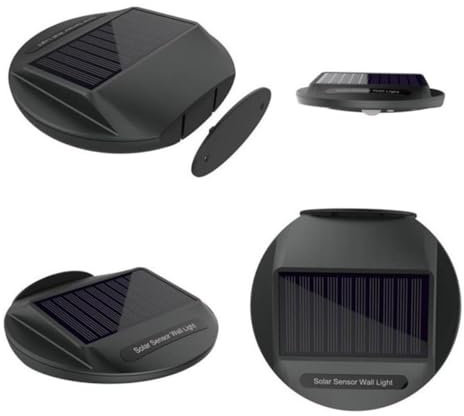 Yardenfun Lampe Solaire Mural Avec Détecteur De Mouvement Éclairage Extérieur Étanche Pour Jardin Porche Lumière Froid