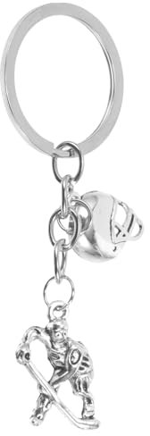 TOGEVAL Eishockey Schlüsselanhänger Spieler Anhänger Sports Fan Geschenk Party Mitbringsel Für Rucksack Tasche Handtasche