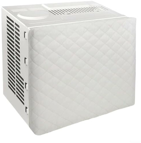 Cubierta de aire acondicionado, cubierta de aire acondicionado de polvo de aislamiento térmico interior, tela de poliéster, para unidad interior de aire acondicionado (43 x 35 x 9 cm)