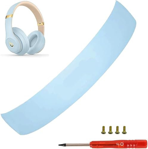 MinHutYa Replacement Studio 3 Top Headband Repair Parts Compatible with Beats Studio3 Wireless Studio 2.0 Wireless Over-Ear Headphones (Crystal Blue)