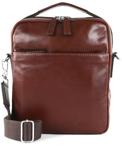 Picard Buddy 5618 Crossbody Bag für Herren aus Wasserbüffel-Leder in der Farbe Cognac, 27x22x6 cm, 561851B210
