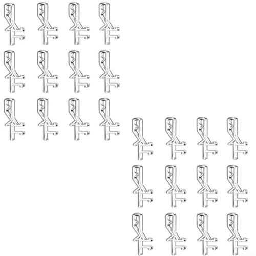 Lot de 24 supports de fixation pour cantonnière en bois – Pour stores horizontaux en bois – Pour remplacement de store vénitien – 4,7 cm