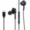 Qtresi 2025 New in-Ear Earbuds Stereo Headphones for Samsung Galaxy Z Fold6 S25 S24 S23 S22 S21 S20 Note 10 10+ - Designed with Microphone and Volume Remote Type-C Connector-Black