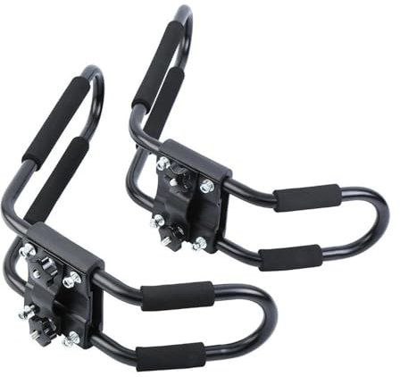 Dachgepäckträger Kajak Rack Gepäck/Kanu Träger Auto LKW Montieren J-Bar Halter Querstange Dachgepäckträger Querträge(2 pcs)