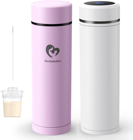 Bellababy Portable Cooling Bottle Maker Kit, Can Be Fed in 2 Minutes, Easy to Carry for Outdoor,Includes Cooling Bottle Maker + Vacuum Cup +1 Powder Dispenser