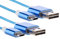 2 câbles USB Micro-USB enfichables des deux cotés - 1 m [Callstel]