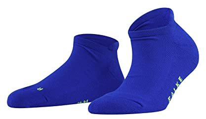 FALKE Damen Sneakersocken Cool Kick Sneaker W Sn weich atmungsaktiv schnelltrocknend kurz einfarbig 1 Paar, Blau Cobalt 6712-O, 39-41