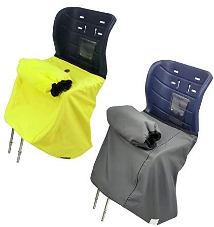 BambiniWelt Beinwärmer Kinder – Fußsack für Fahrradsitz kompatibel mit Römer, inkl. 2-in-1 Handmuff, Softshell & Microfleece, Wind- & wasserabweisend, reflektierend für Sicherheit, Farbe: gelb