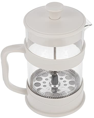 BESTonZON Filtro de Estilo Espresso Office French Maker Gift Press Warmer Pot Container with Coffee Gran Tetera de Acero Inoxidable Ml Leaf Travel Juice for Handle Teakettle Borosilicate