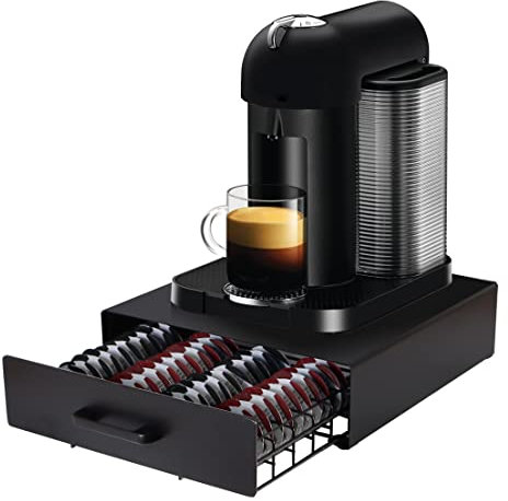 Ever Rich ® Tassimo T-Disc Capsule Pod Drawer Holder - Stores Bosch Tassimo T-Discs Coffee Capsule Holder (Black 72)