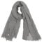 Van Der Rich ® - Schal mit fein gekreppter Oberfläche für Damen und Herren (28-Grau Braun, One Size)
