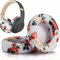 Studio 3 Ear Pads Cushions Replacement Earpads for Beats Studio 2 & Studio 3 Wired & Wireless Headphones,Ear Cushions Memory Foam Earpads with Soft Protein Leather Replacement Parts -White Floral