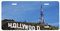 Hollywood California Print Nummernschild Auto Tag Extra Dickes Aluminium Nummernschild Für Dekorative Front Nummernschild 15 X 30 Cm