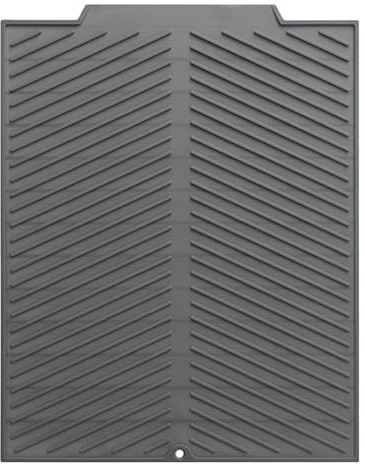 ZEACCT Alfombrilla Escurreplatos de Silicona, Escurreplatos Silicona Antideslizante, Alfombrilla para Secar Platos, Grande Alfombrilla Escurreplatos Plegable, Bandeja Escurreplatos