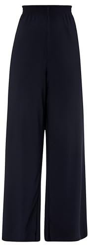 s.Oliver Damen 2144497 Plissee Hose Wide Leg Plissee Hose Wide Leg, blau_5959, 38