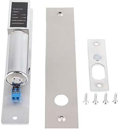 OKJHFD Elektrisches Riegelriegelschloss, El-2lc Dc 12 V Elektrisches Magnetisches Einsteckschloss – Automatisches Riegelschloss Für Induktionszugangskontrolle