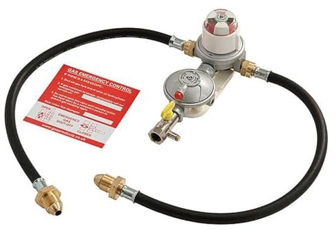 Catering Parts UK 2 Cylinder Automatic Gas Changeover KIT for Two Propane LPG Bottles