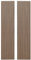KAISER plastic® Panneaux acoustiques | Couleur : noyer | Panneaux muraux dans différents formats | Paroi à lamelles en bois et feutre | Revêtement mural moderne (120 x 60 cm)