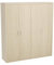 mattfy - Armario 4 Puertas Batientes con Altillo Modelo Victoria para Dormitorios de Matrimonio o Individuales, Color Puccini, Medidas: 197 cm (Ancho) x 210 cm (Alto) x 48 cm (Fondo)